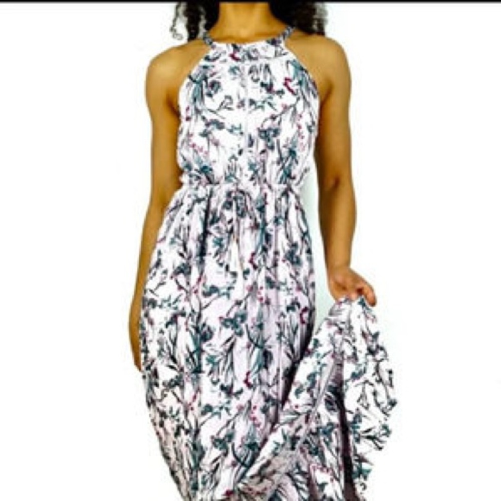 Rachel Ashwell Shabby Chic sleeveless floral maxi dress